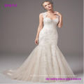 Beautiful Custom Made Puffy Mermaid China Express Wedding Gown Wedding Dress